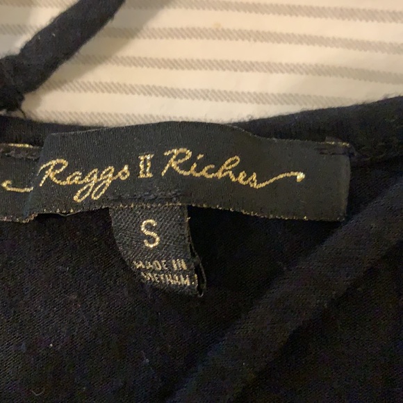 Cage Front Black Tank Top - Picture 3 of 3